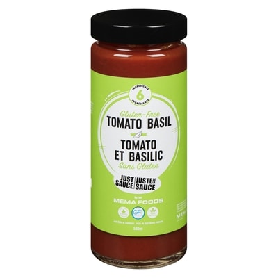 Just Sauce Tomato And Basil Sauce 580 ml, $1.34/100ml