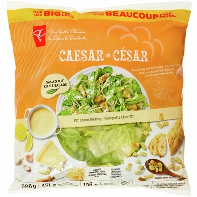 President's Choice Caesar Salad Kit 586 g, $1.36/100g