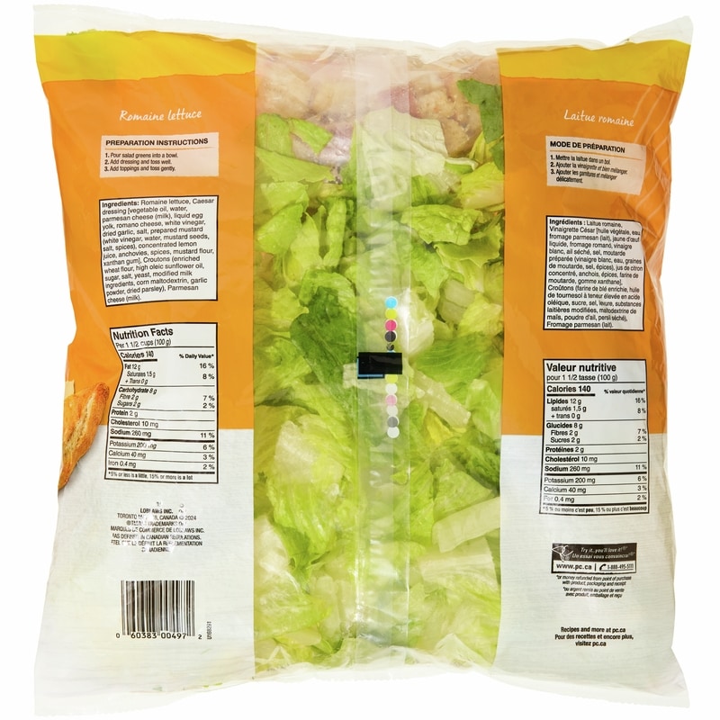 Caesar Salad Kit Club Size