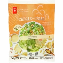 President's Choice Caesar Salad Kit 282 g, $2.48/100g