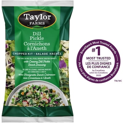 Taylor Farms Dill Pickle Chopped Salad Kit 341 g, $1.95/100g