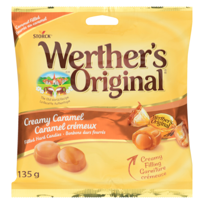 Werther's Original Creamy Caramel Filled Hard Candies 135 g, $2.21/100g