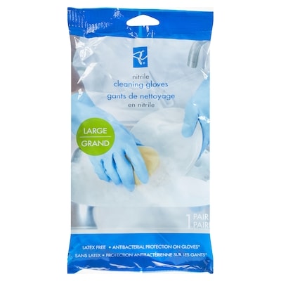 President's Choice Large Nitrile Cleaning Gloves 1 ea, $3.29/1ea