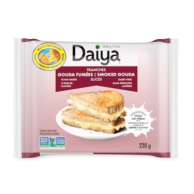 Daiya Tranches gouda fumées sans produits laitiers 220 g, 3,18 $/100g