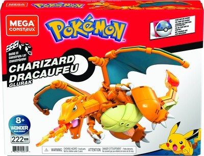 Mega Bloks Pokemon, dracaufeu 1 ea, 27,00 $/1ch