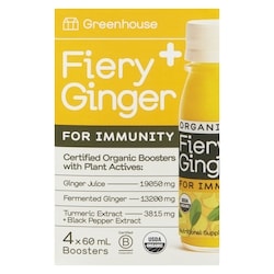 Greenhouse Fiery Ginger Juice - 4x60.0 ml | Fortinos