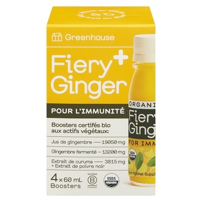 Greenhouse Gh Juice Fiery Ginger 4X60Ml 240 ml, 5,83 $/100ml