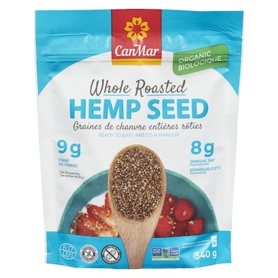 CanMar Organic Milled Roasted Hemp Seed   340 g, $2.35/100g