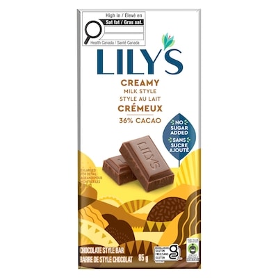 Lily’s Sweet’s Lysw Chocolatee Au Lait Velte 85 g, 7,05 $/100g