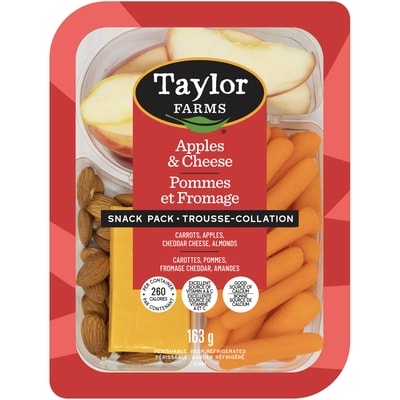 Taylor Farms Apples and Cheese Snack Tray 163 g, $2.45/100g
