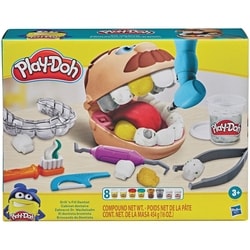 Hasbro Play-Doh Drill 'n Fill Dentist Toy with 9 Accessories and 6 Cans, Kids Toys 1 ea, $22.40/1ea