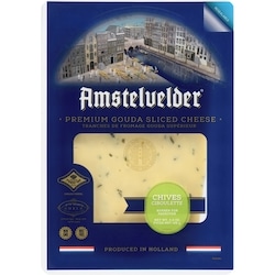 Kosher Premium Gouda Sliced Cheese Chives