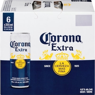 Corona Beer (ID required at pick-up) 6x355.0 ml, $0.61/100ml