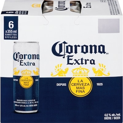 Corona Bière (Pièce d’identité requise au moment du ramassage) 6x355.0 ml, 0,61 $/100ml