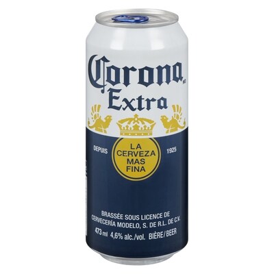 Corona Bière (Pièce d’identité requise au moment du ramassage) 473 ml, 0,81 $/100ml