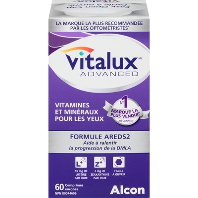 Vitalux VITALUX AVANCE 60 ea, 0,37 $/1ch