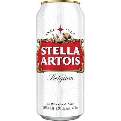 Stella Beer (ID required at pick-up) 473 ml, $0.81/100ml