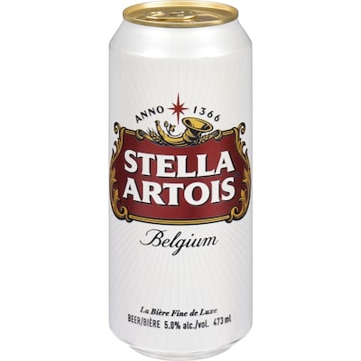 Stella Bière (Pièce d’identité requise au moment du ramassage) 473 ml, 0,81 $/100ml