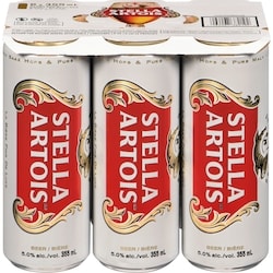 Stella Bière (Pièce d’identité requise au moment du ramassage) 6x355.0 ml, 0,80 $/100ml