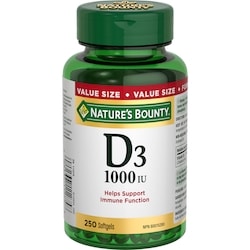 Nature's Bounty Vitamin D3, 1000 IU 250 ea, $0.05/1ea