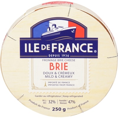 Ile De France Ile de France Mild & Creamy Brie Cheese 250 g, $4.12/100g