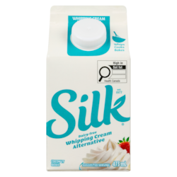 Silk Dairy-Free Whipping Cream Alternative, Coconut based 473 ml, $1.37/100ml