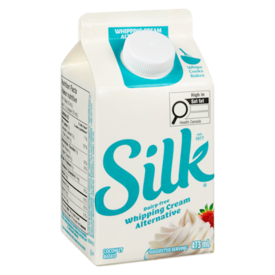 Dairy-Free Whipping Cream Alternative, Coconut based