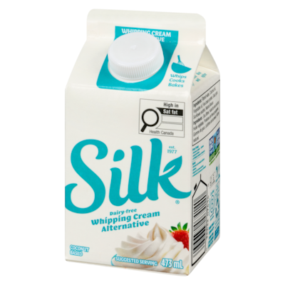 Dairy-Free Whipping Cream Alternative, Coconut based