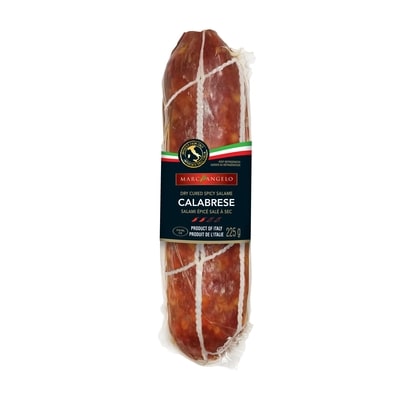 Marcangelo Calabrese Dry Cured Spicy Salami 225 g, $4.88/100g
