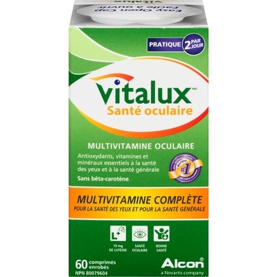Vitalux VITALUX SANTE OCULAIRE 60 ea, 0,30 $/1ch