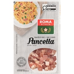 Roma Roma d'Italia Diced Pancetta 100 g, $8.49/100g