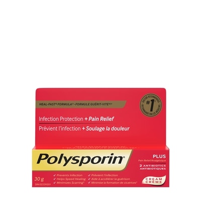Polysporin POLYSPORIN PLUS 30 g, 49,97 $/100g