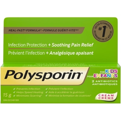Polysporin For Kids Cream 15 g, $86.60/100g