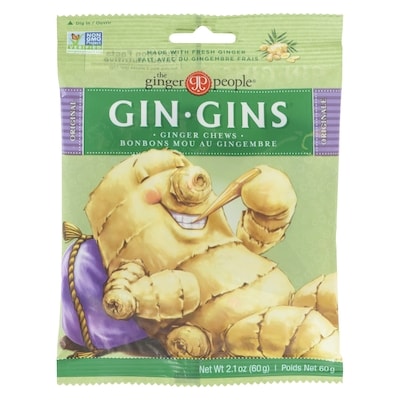 The Ginger People Ginger Chews Original 84 g, $5.82/100g