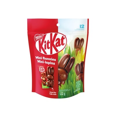 Nestlé KitKat Easter Break Chocolatea and Wafer Bunnies 132 g, $6.06/100g