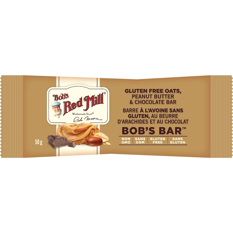 Peanut Butter & Chocolate Oat Bar, Gluten-free