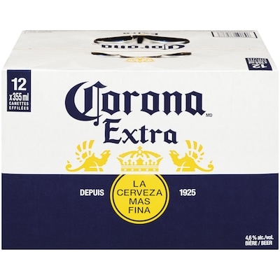 Corona Bière (Pièce d’identité requise au moment du ramassage) 12x355.0 ml, 0,65 $/100ml