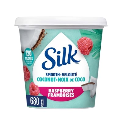 Silk Coconut Yogurt, Raspberry, Dairy Free 680 g, $1.10/100g