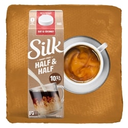 Silk Half & Half Dairy-Free Coffee Creamer, Oat & Coconut - 890 ml