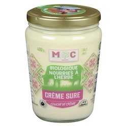 Mc Dairy Crème Sure 14 % M.G. Couche De Crème  400 g, 1,75 $/100g