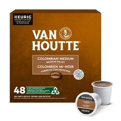 Van Houtte Colombian Medium, Medium Roast, K-Cup Coffee Pods, 48 Count 48 ea, $0.75/1ea