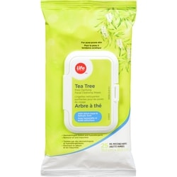 Facial Cleansing Wipes, Pore Clarifying, Tea Tree