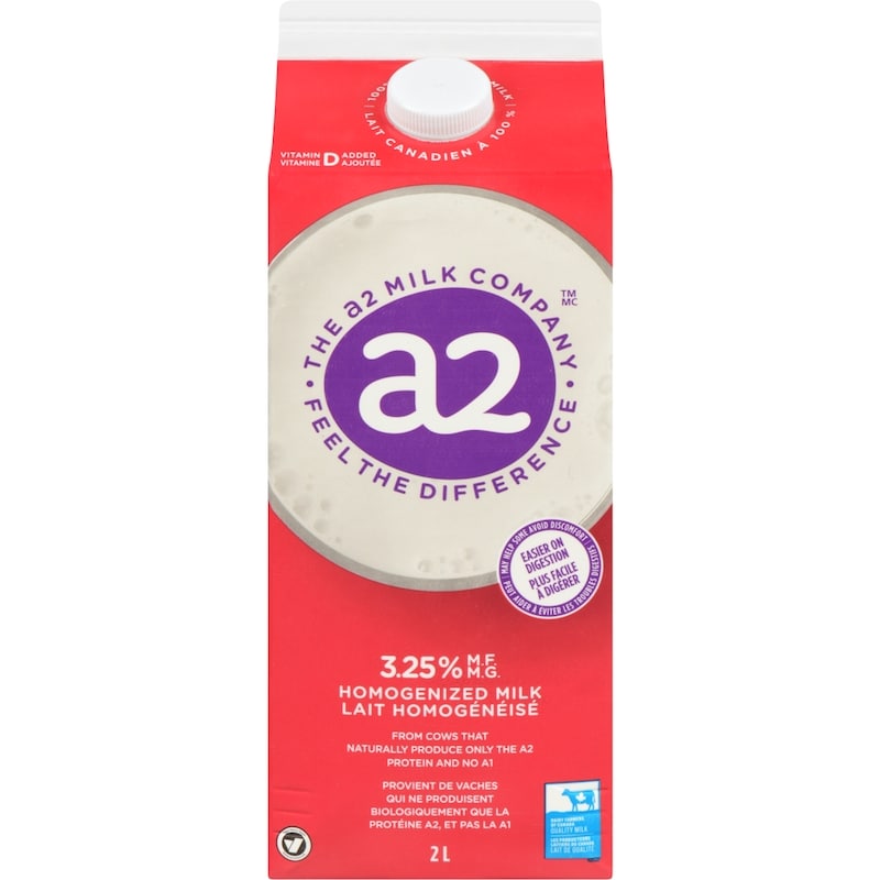 The A2 Milk Company 3.25% M.F. Homogenized Milk - 2 l | Loblaws