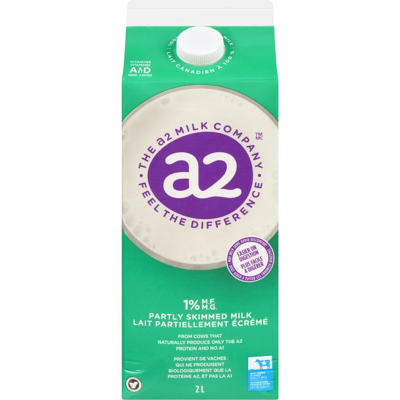milk The A2 Milk Company 1% M.F. Partly Skimmed Milk - 2 l | Zehrs