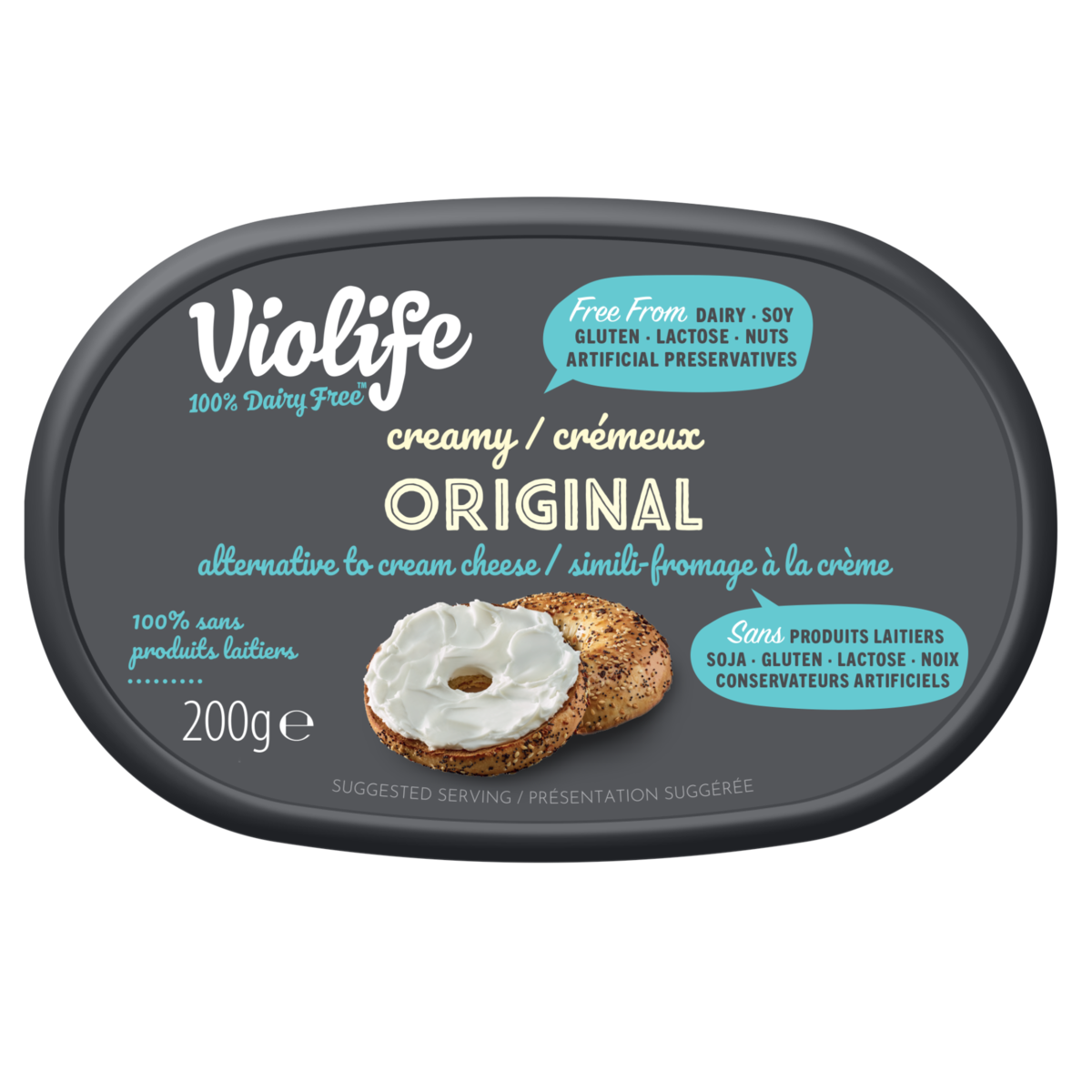 Violife Dairy Free Cream Cheese 200 g, $2.75/100g