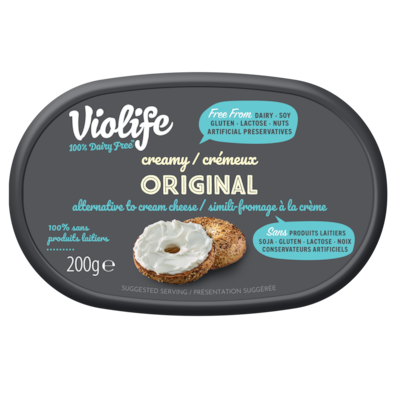 Violife Fromage à la Crème Original Sans Produits Laitiers 200 g, 3,25 $/100g