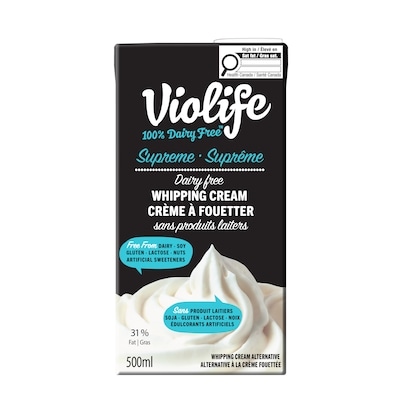 Violife Crème à fouetter sans produits laitiers 200 g, 3,15 $/100g
