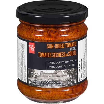 PC Black Label Tomato Pesto 180 ml, $3.05/100ml