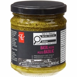 PC Black Label Basil Pesto 190 ml, $3.42/100ml