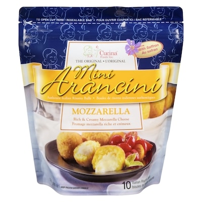 Olive Cucina Mini Arancini Authentic Italian Risotto Balls Mozzarella 10 Italian Risotto Balls 500 g, $1.80/100g